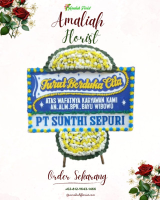 Papan Bunga Duka di Nongkosawit