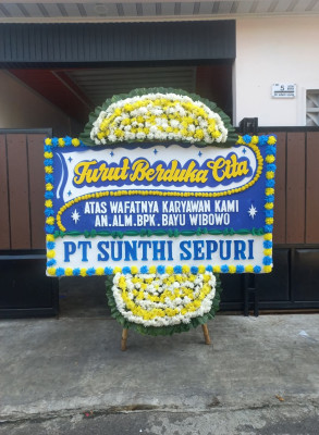 Papan Bunga Duka di Nongkosawit